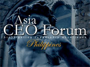 Asia CEO Forum - Largest regular business event in Philippines. 